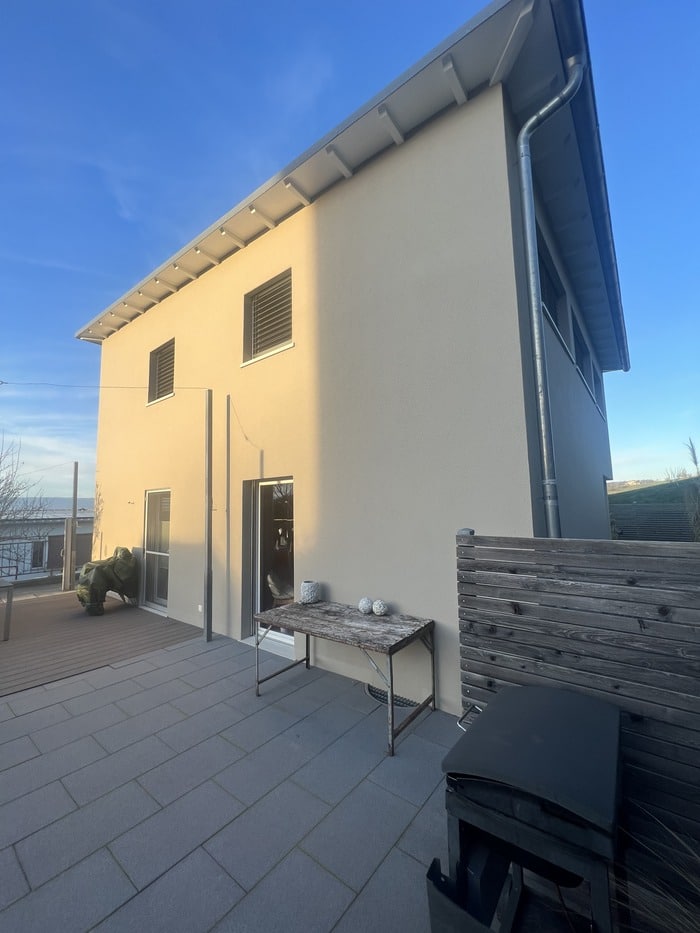 Rénovation de façade par Madéco Peinture dans le canton de Fribourg