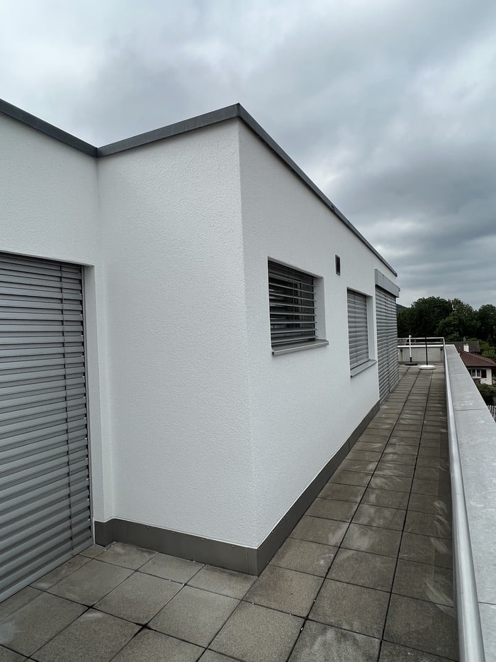 Rénovation de façade par Madéco Peinture dans le canton de Fribourg
