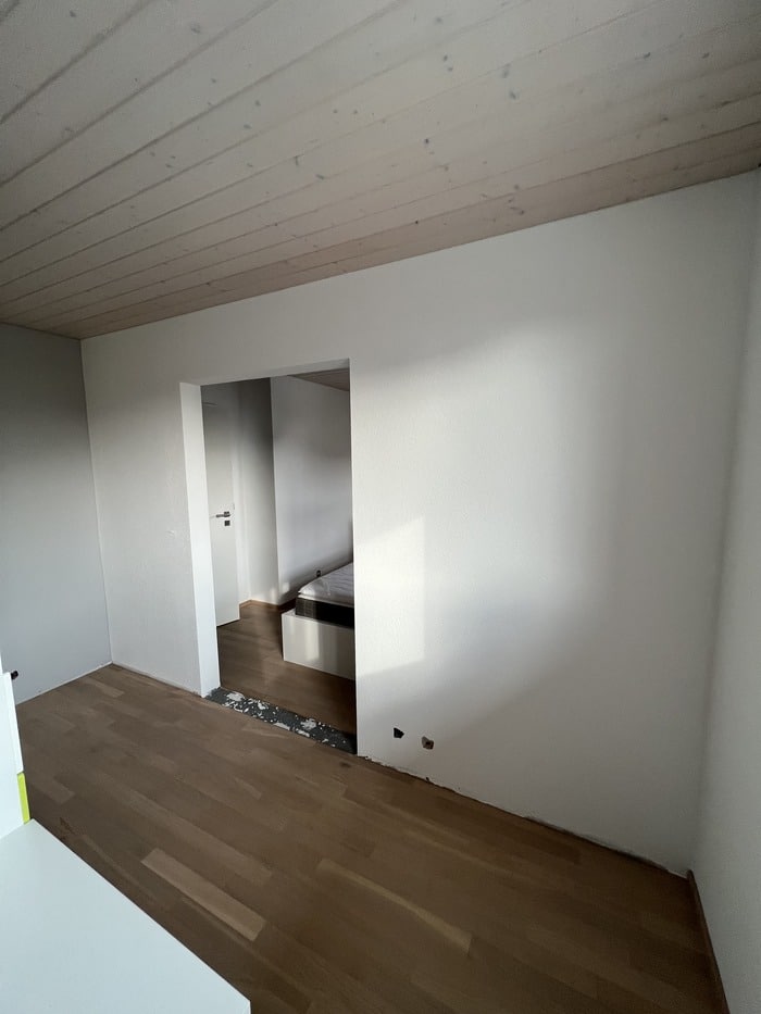 Peinture intérieure réalisée par Madéco Peinture dans le canton de Fribourg